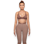 Load image into Gallery viewer, Sculpting Booty Lifting Short Knee Length - Cocoa