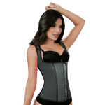 Load image into Gallery viewer, Latex Waist Trainer Cincher Vest - Black