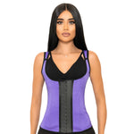 Load image into Gallery viewer, Latex Waist Trainer Cincher Vest - Purple