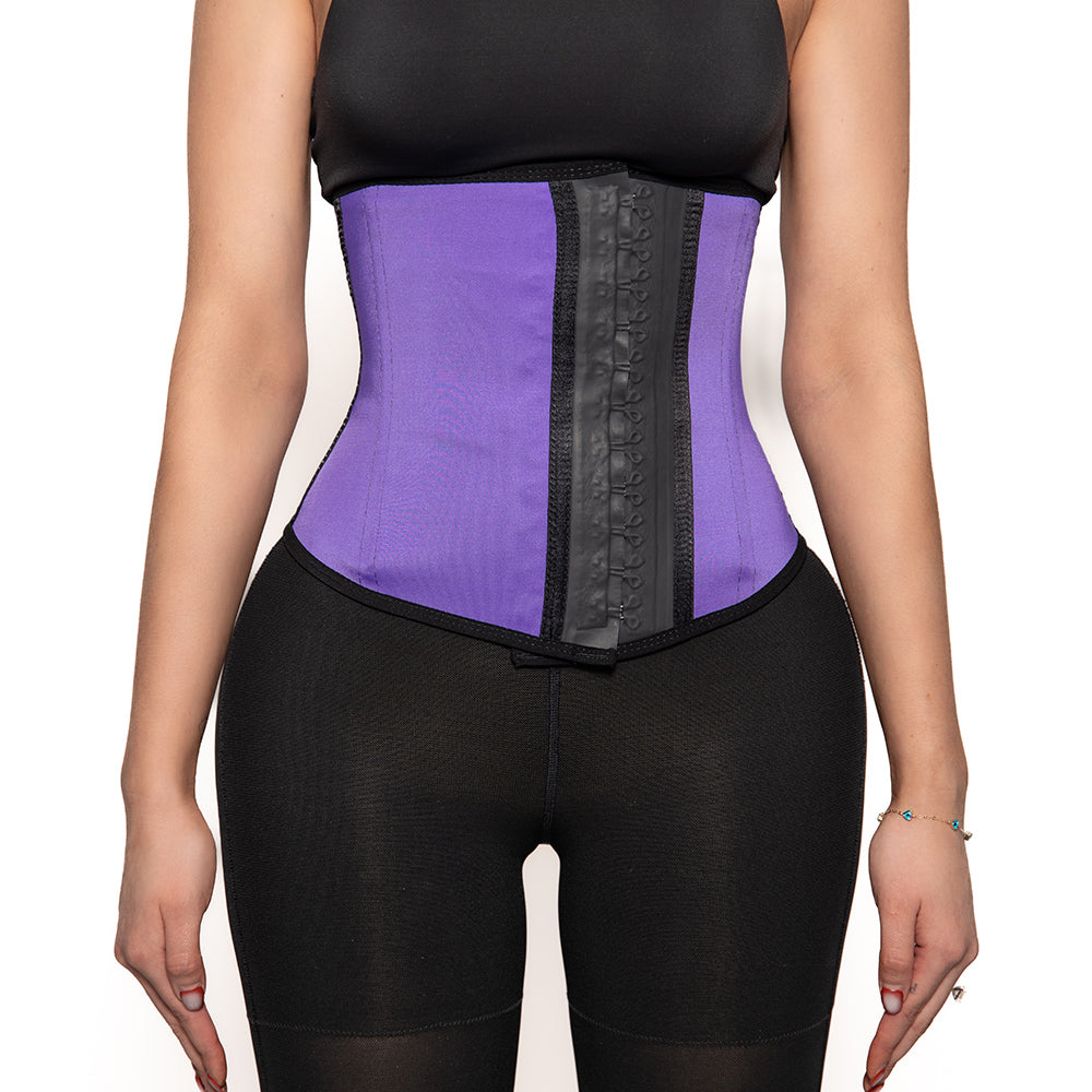 Latex Waist Trainer - Purple