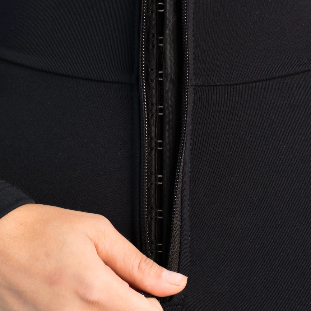 Sculpting Jumpsuit 3 in 1 Long Sleeve - Black