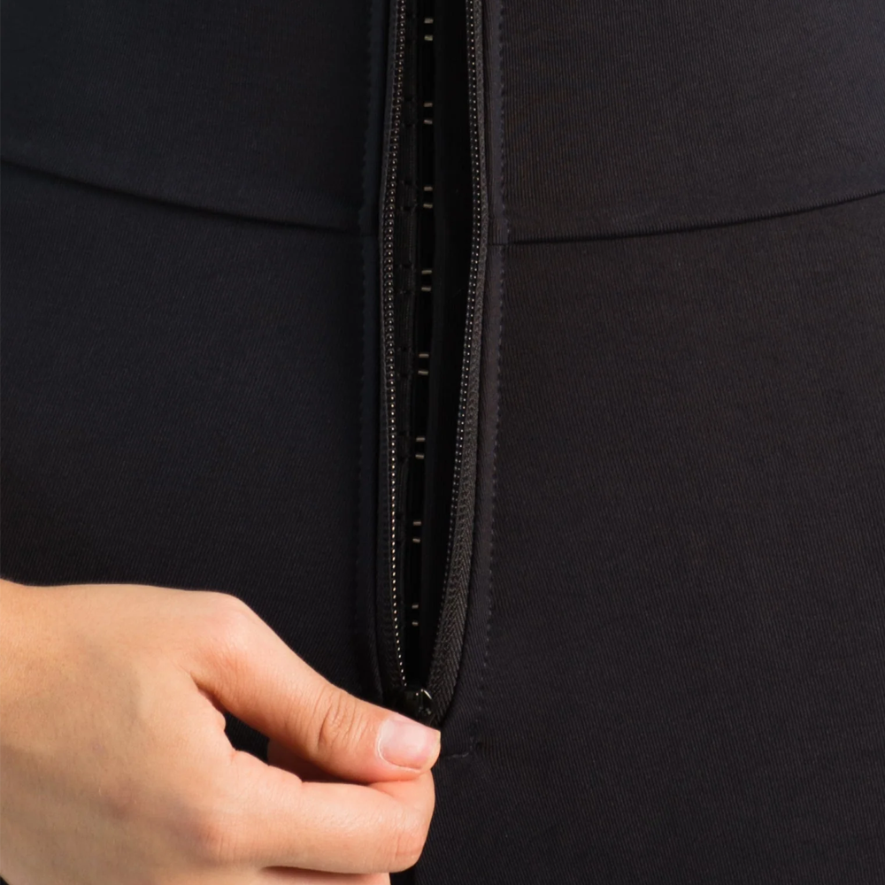 Sculpting Jumpsuit 3 in 1 Short Sleeve - Black