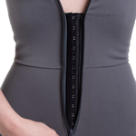 Load image into Gallery viewer, Sculpting Romper Short Sleeve - Grey