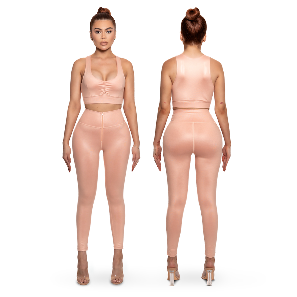 2 Piece Sculpting Set - Peach