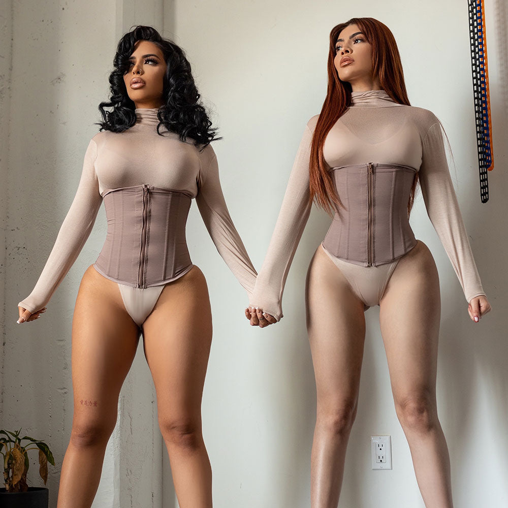 Waist Trainer 9 Rods - Cocoa