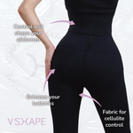 Load image into Gallery viewer, Thermo Fit Sculpting Leggings - Black