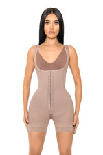 Cargar imagen en el visor de la Galería, <tc>Faja Corta de Busto Abierto (Ref-1118) - Cacao</tc>