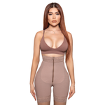 Load image into Gallery viewer, Sculpting High Waist w/ Zipper Short Shapewear - Cocoa
