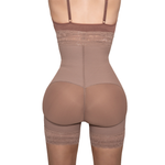 Load image into Gallery viewer, Sculpting High Waist w/ Zipper Short Shapewear - Cocoa