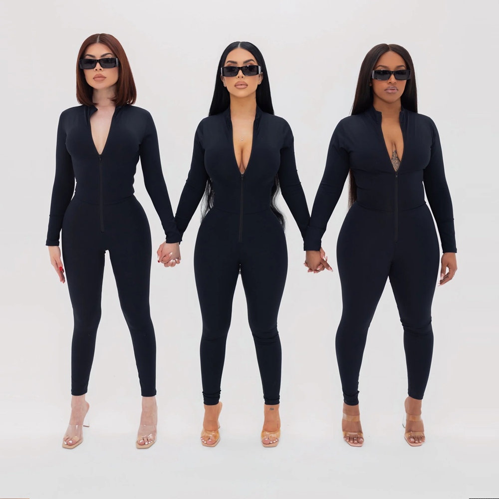 Short Faux-Mo Jumpsuit- black – Shape Wear Shop
