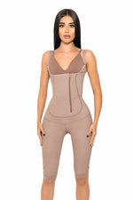 Load image into Gallery viewer, Open Bust w/ Zipper Full Body Shapwwaer - Cocoa

