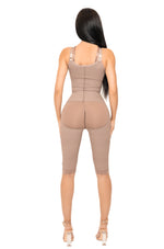 Load image into Gallery viewer, Open Bust w/ Zipper Full Body Shapwwaer - Cocoa